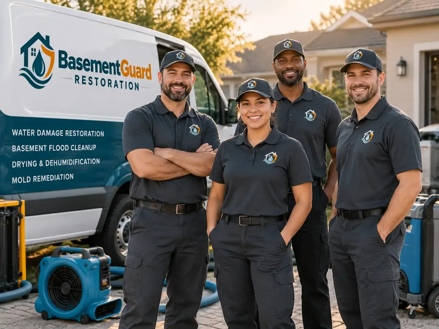 Basement Water Damage Restoration company in Langworthy, IA
